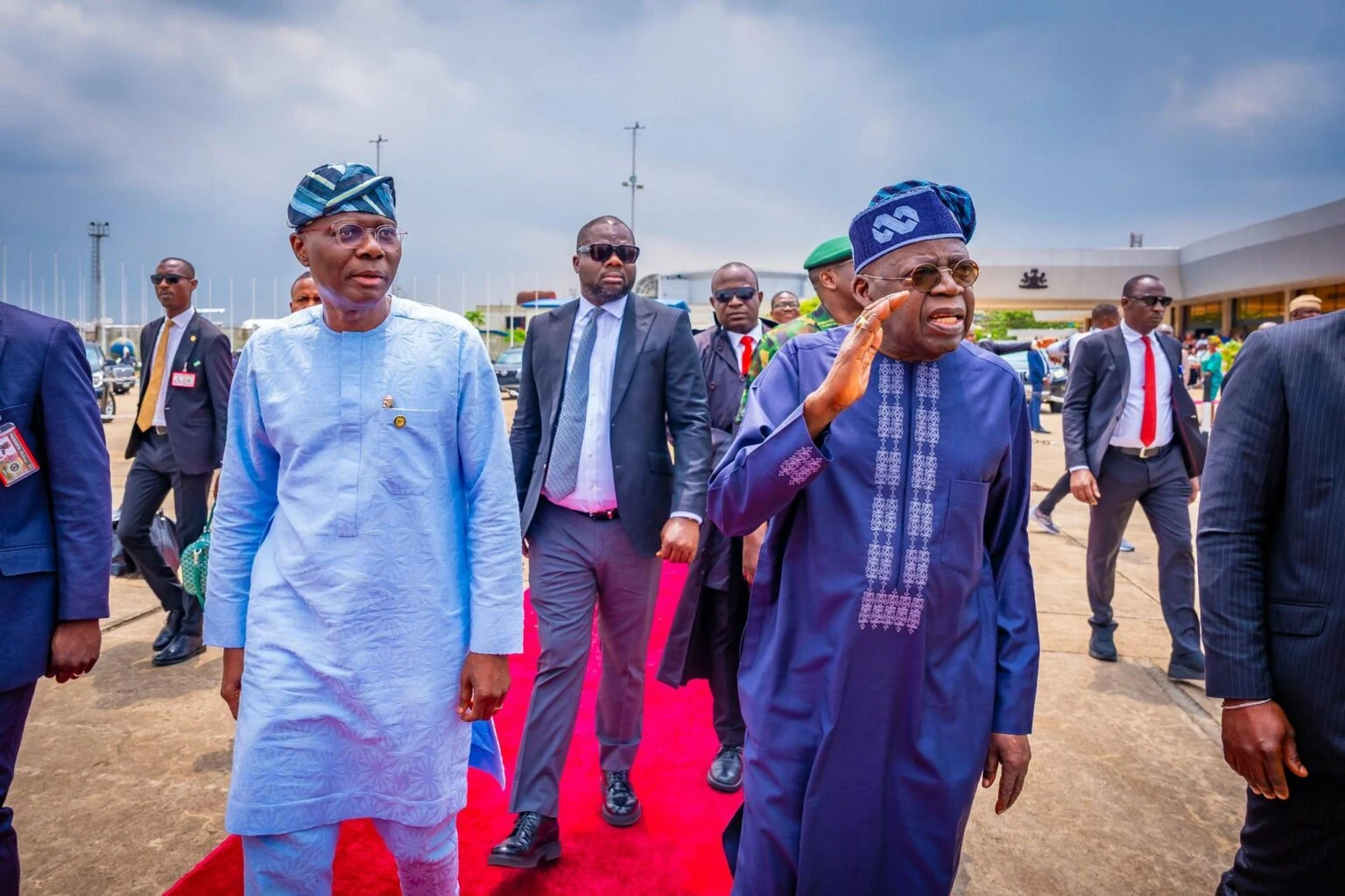 Breaking: Tinubu arrives Lagos after UK trip, set for Eid celebration