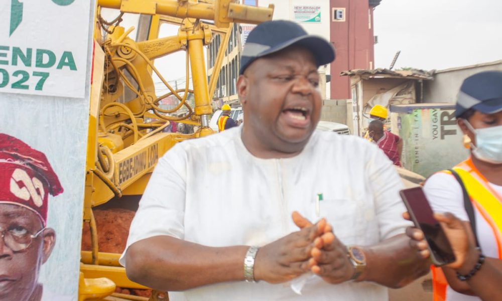 Balogun affirms poise for Egbe/Idimu LCDA's transformation, grades 100 roads