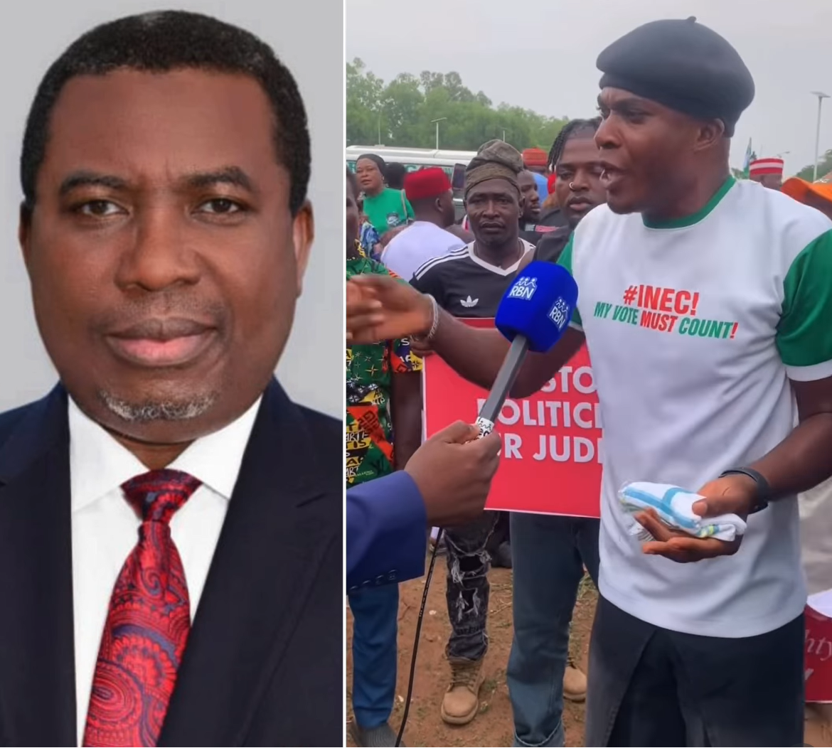 #OccupyINEC: Protesters storm INEC headquarters in Abuja 