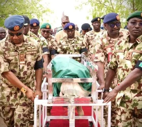 Emotions run high as Brig. Gen. Braimah, other fallen soldiers buried in Maiduguri