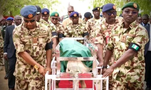 Emotions run high as Brig. Gen. Braimah, other fallen soldiers buried in Maiduguri