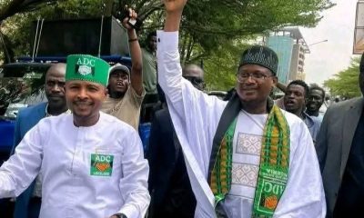 ADC crisis deepens as factional Chairman Nafiu Bala leads another protest in Abuja