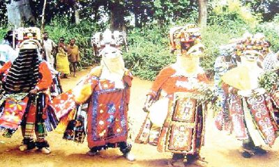 Outrage in Delta state as masquerade assaults woman at cultural festival (Video)