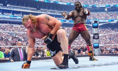 Oba Femi Stuns Brock Lesnar in Explosive WrestleMania Debut