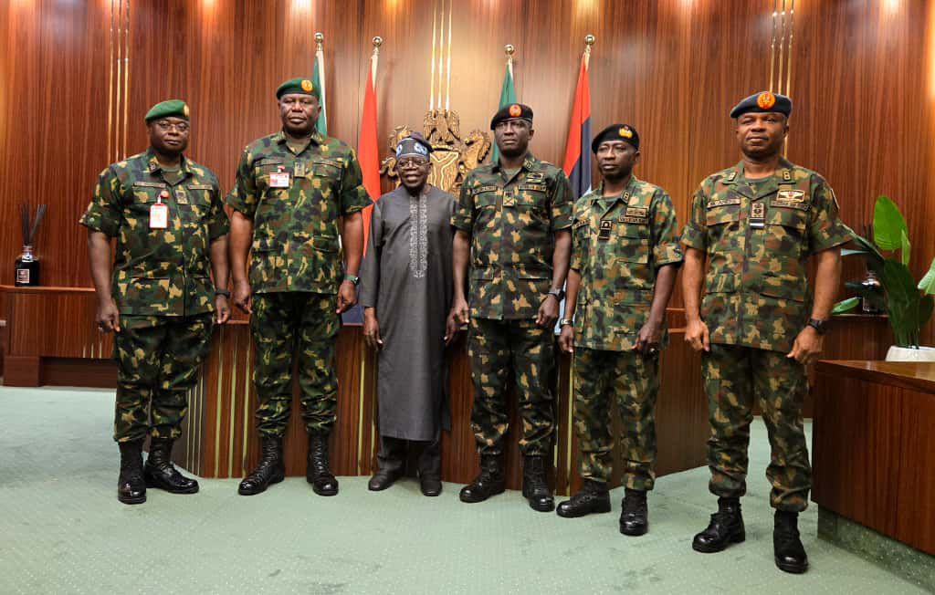 Tinubu holds emergency security meeting with Service Chiefs amid rising terror attacks
