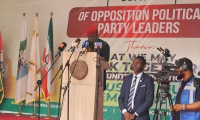 Opposition leaders unite in Ibadan, vow to challenge Tinubu,  resist ‘One-Party State’ in 2027