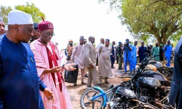 Gun attack on Adamawa communities leaves 29 dead; Fintiri leads condolence visit