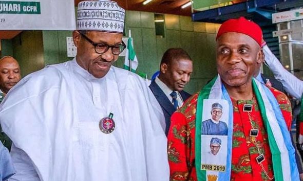 Amaechi challenges Tinubu’s narrative on Buhari’s 2015 election victory