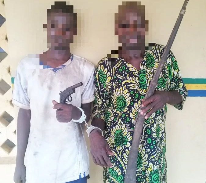 Ogun Police arrest father, son, three others over illegal firearms possession