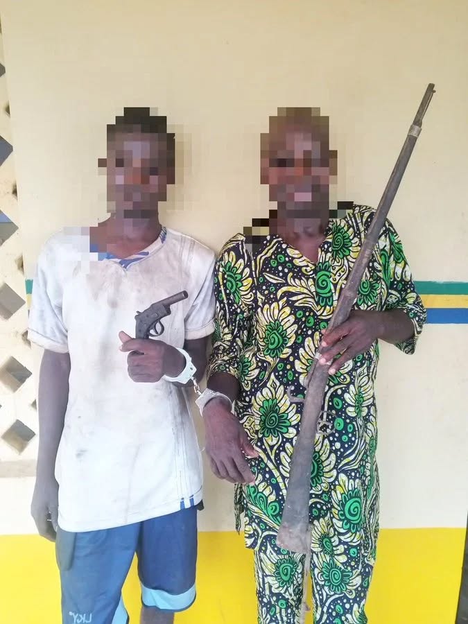 Ogun Police arrest father, son, three others over illegal firearms possession