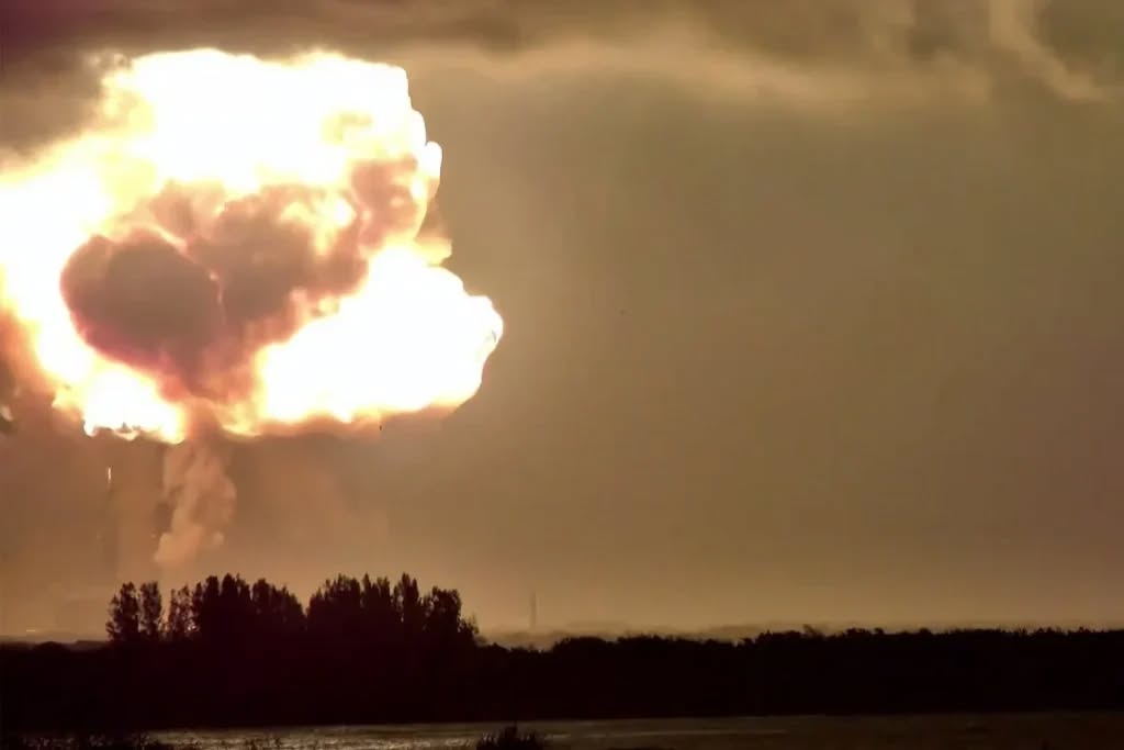 Blue Origin’s new Glenn rocket explodes during ground test at Cape Canaveral