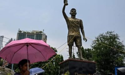 Giant Lionel Messi statue in India to be removed after safety concerns