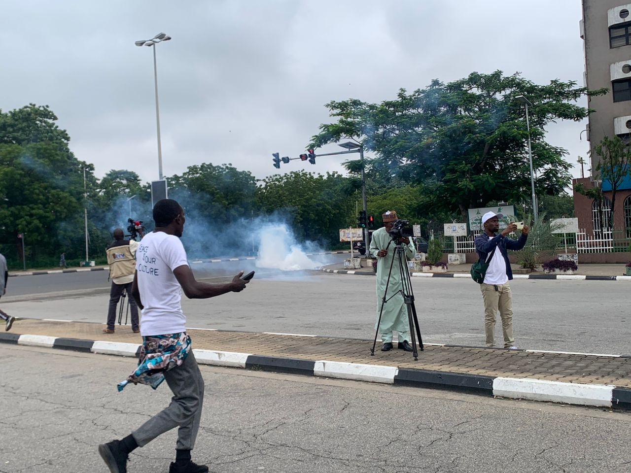 Abuja Barber sues Police for N1bn after losing eye in tear gas incident