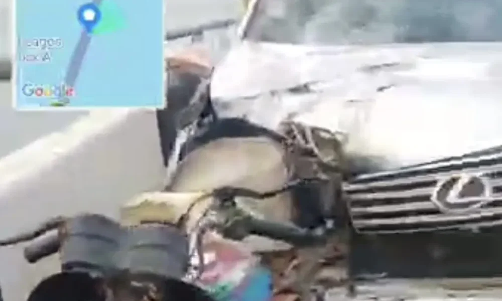 Police officer killed as Lexus SUV crashes into motorcycle on Third Mainland Bridge