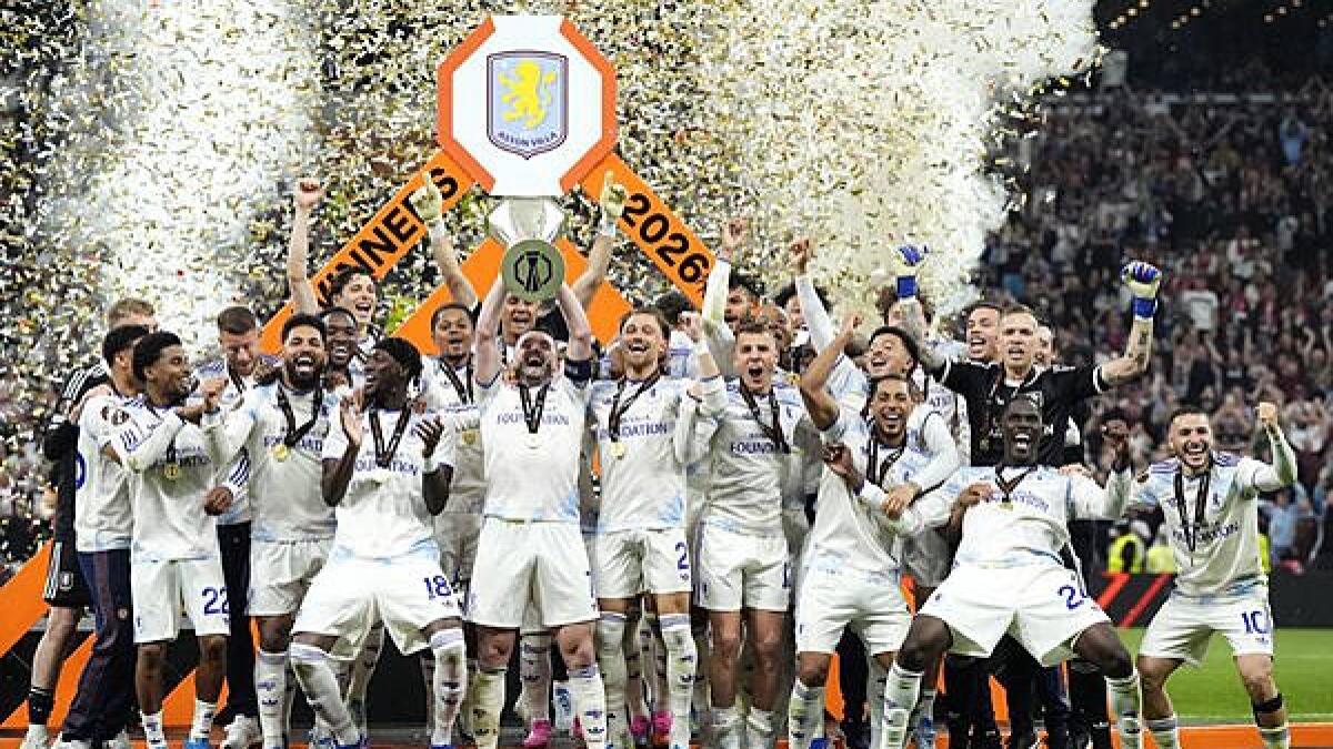 Aston Villa secure first major trophy in 30 years with Europa League glory