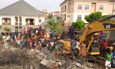 Seven pulled from rubble as three-storey building collapses in Abuja