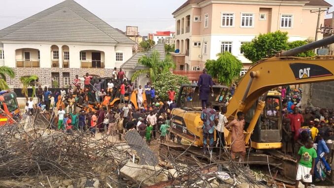 Seven pulled from rubble as three-storey building collapses in Abuja