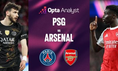 Opta Supercomputer predicts PSG victory against Arsenal in UCL final