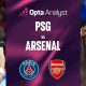 Opta Supercomputer predicts PSG victory against Arsenal in UCL final