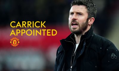 Michael Carrick confirmed As Manchester United new manager
