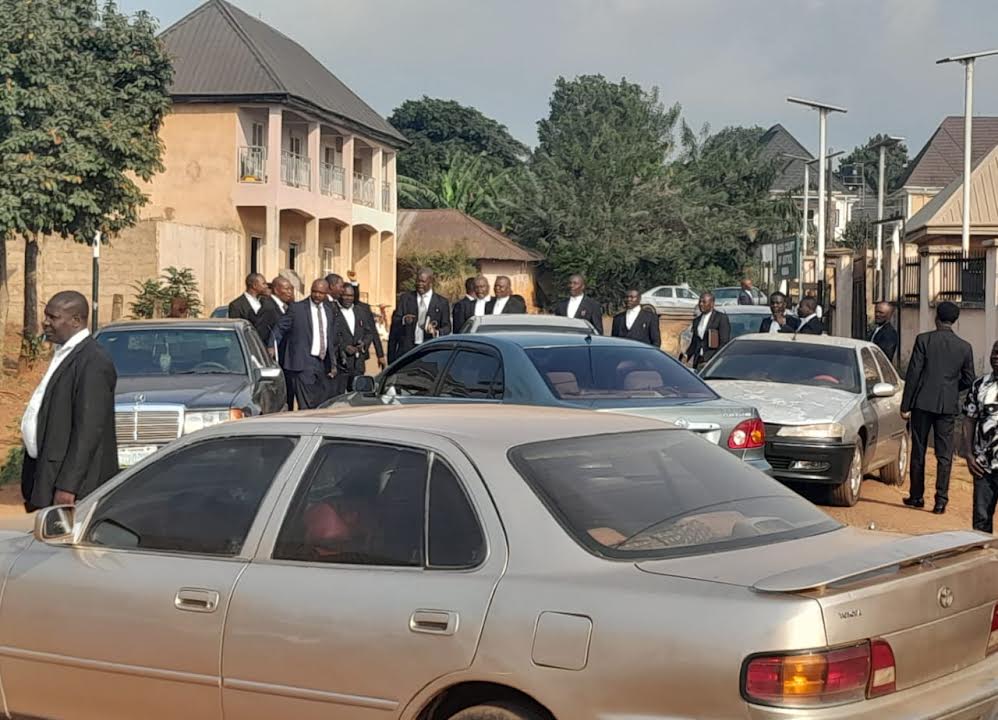 Enugu Lawyers stage protest over suspension of physical Court sittings