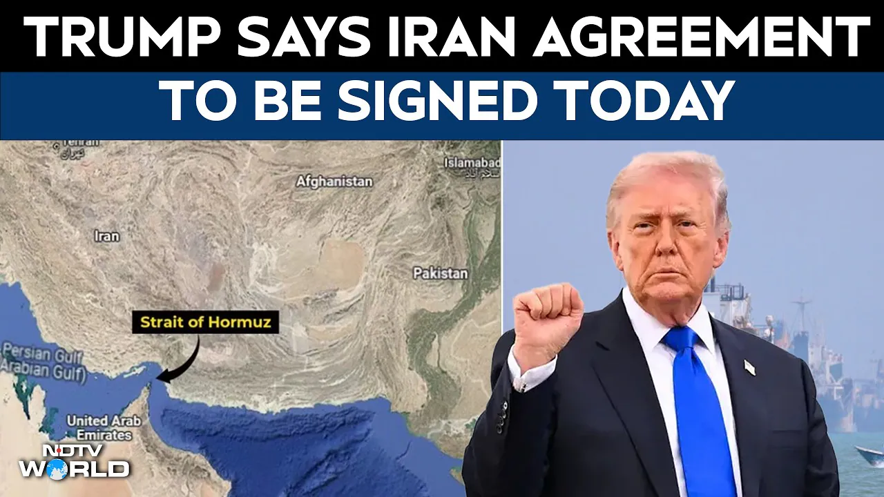 Trump claims US-Iran peace deal imminent, says Strait of Hormuz will reopen