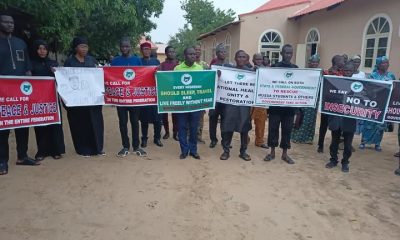 Borno Christians join nationwide Black Sunday protest over insecurity
