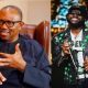 Peter Obi commends Davido’s World Cup protest gesture highlighting Nigeria’s security crisis