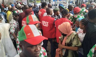 Mild drama at Ekiti polling unit as electorates send EFCC team away