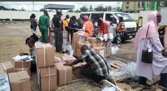 Ekiti poll: Sensitive election materials leave CBN under tight security