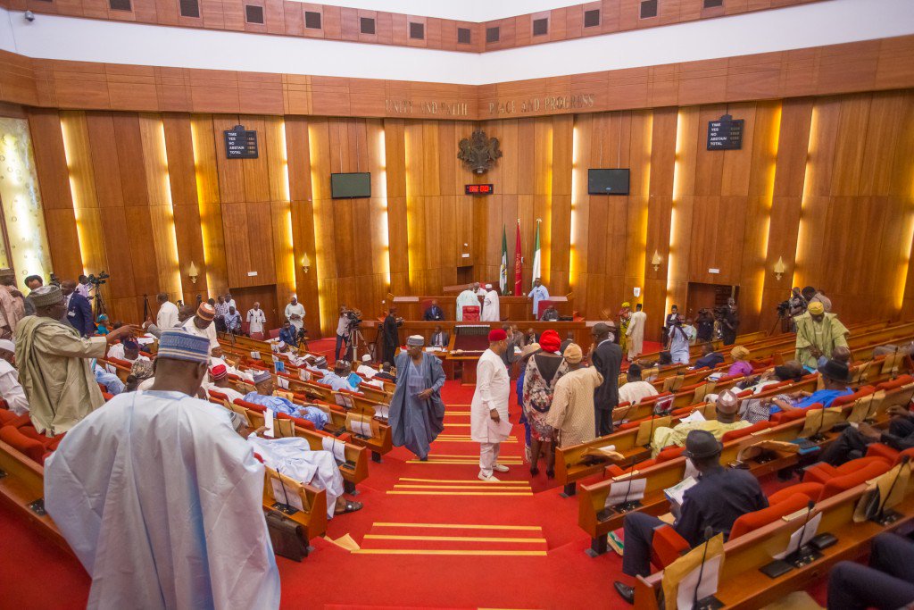 Panic at National Assembly as fire breaks out in Senate wing hearing room