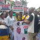 Civil rights advocates, Ajiran Community storms Lagos CP office, cry for justice