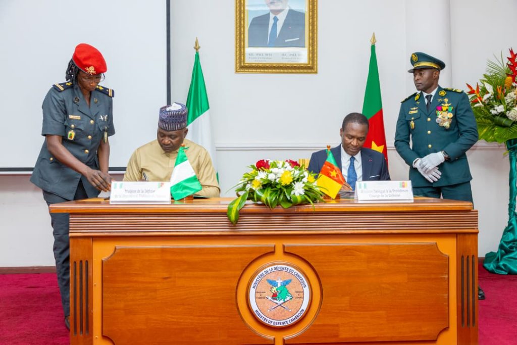 Nigeria, Cameroon deepen defence ties with new border security MoU