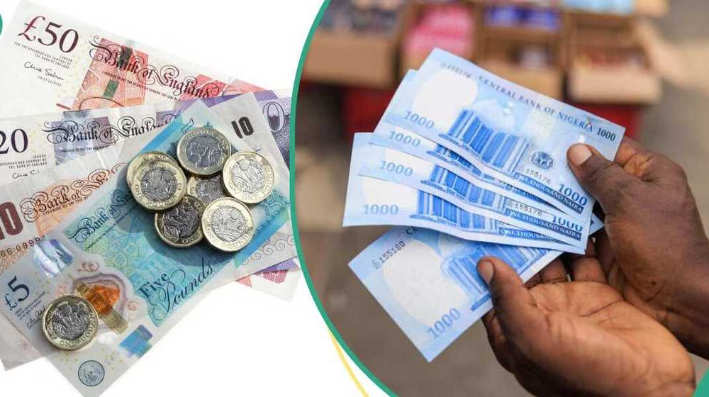 Naira stable against British Pound as market opens at N1,823/£1