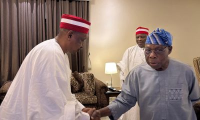 2027: Obasanjo holds closed-door meeting with Kwankwaso in Kano