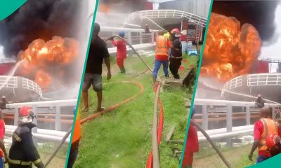 Firefighters battle blaze at Bono Energy terminal in Apapa
