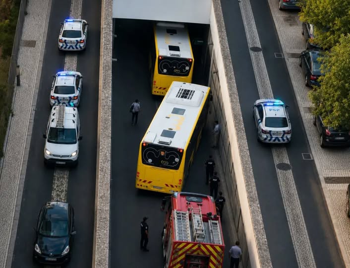 2 Killed, 20 injured as commuter bus crashes into pedestrians near Lisbon railway station