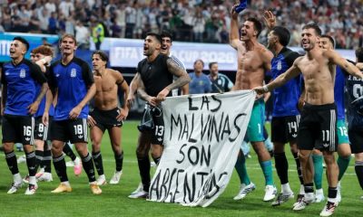 Argentina faces possible FIFA punishment after Falklands banner display following England victory