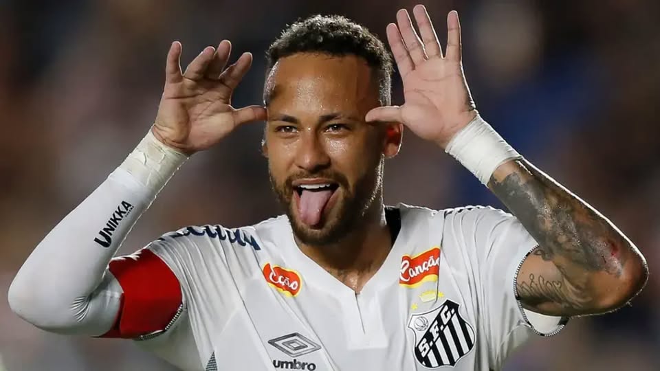 Neymar hits brace on Santos return, fires back at critics with poker celebration