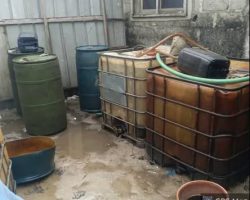 Nigerian Navy destroys illegal fuel depot, seizes 13,000 litres of diesel in Rivers
