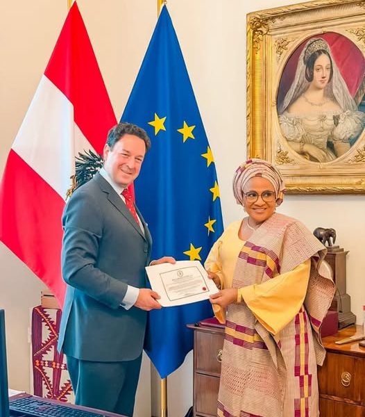 Oyo APC guber candidate, Alli hails Florence Ajimobi on diplomatic recognition in Austria