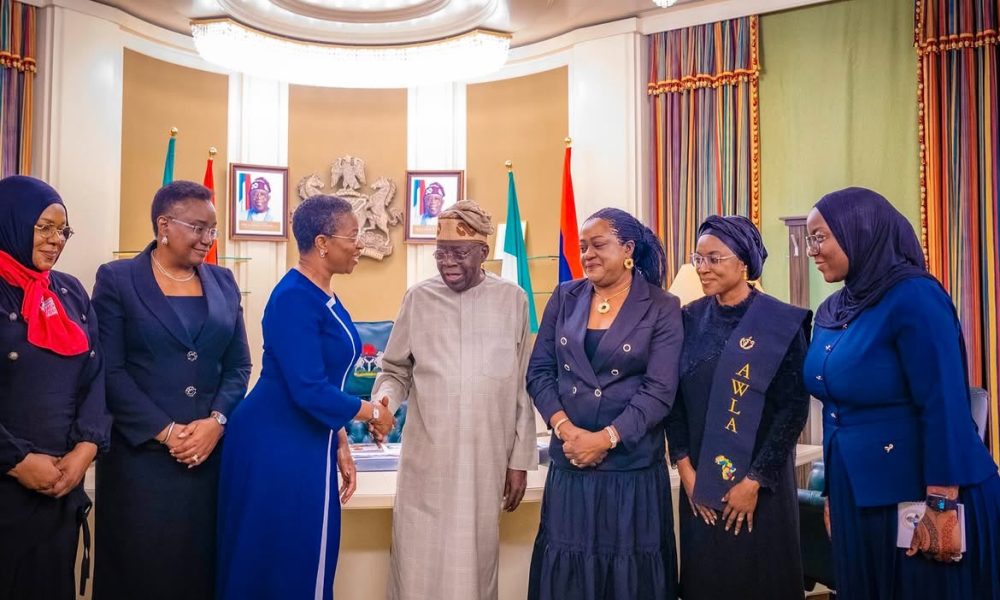 Tinubu hosts NBA President-elect Badejo-Okusanya at State House