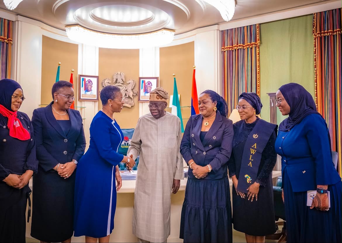 Tinubu hosts NBA President-elect Badejo-Okusanya at State House