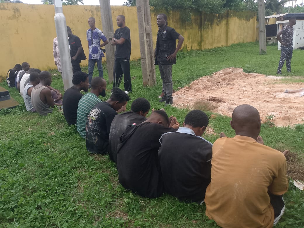 Edo Police parade 77 crime suspects, rescue 38 kidnap victims