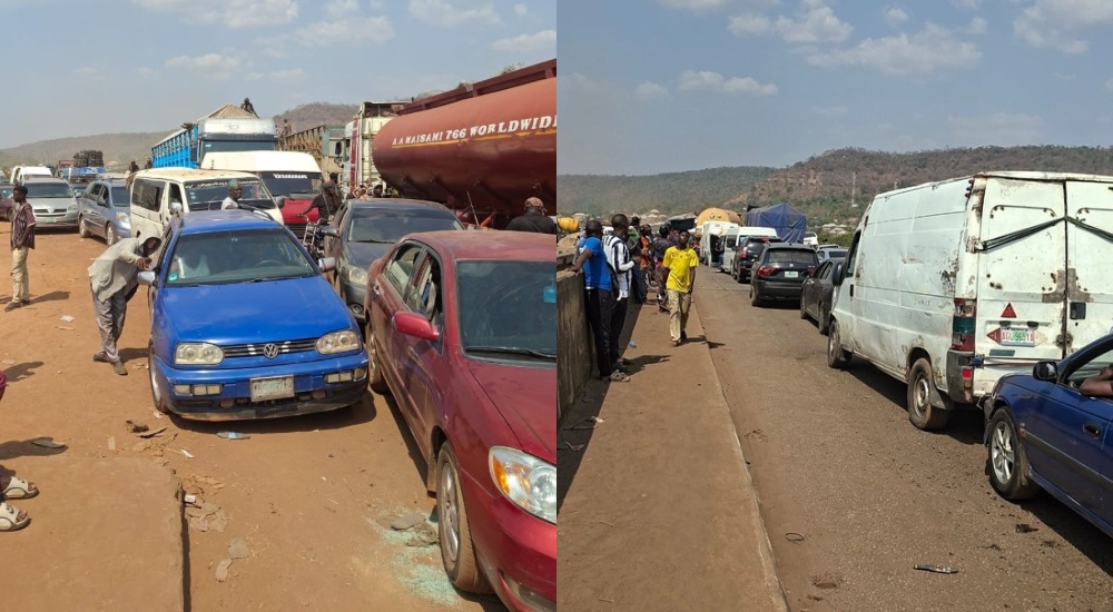 Truck drivers' protest cripples traffic on Abuja–Lokoja Expressway [Video]