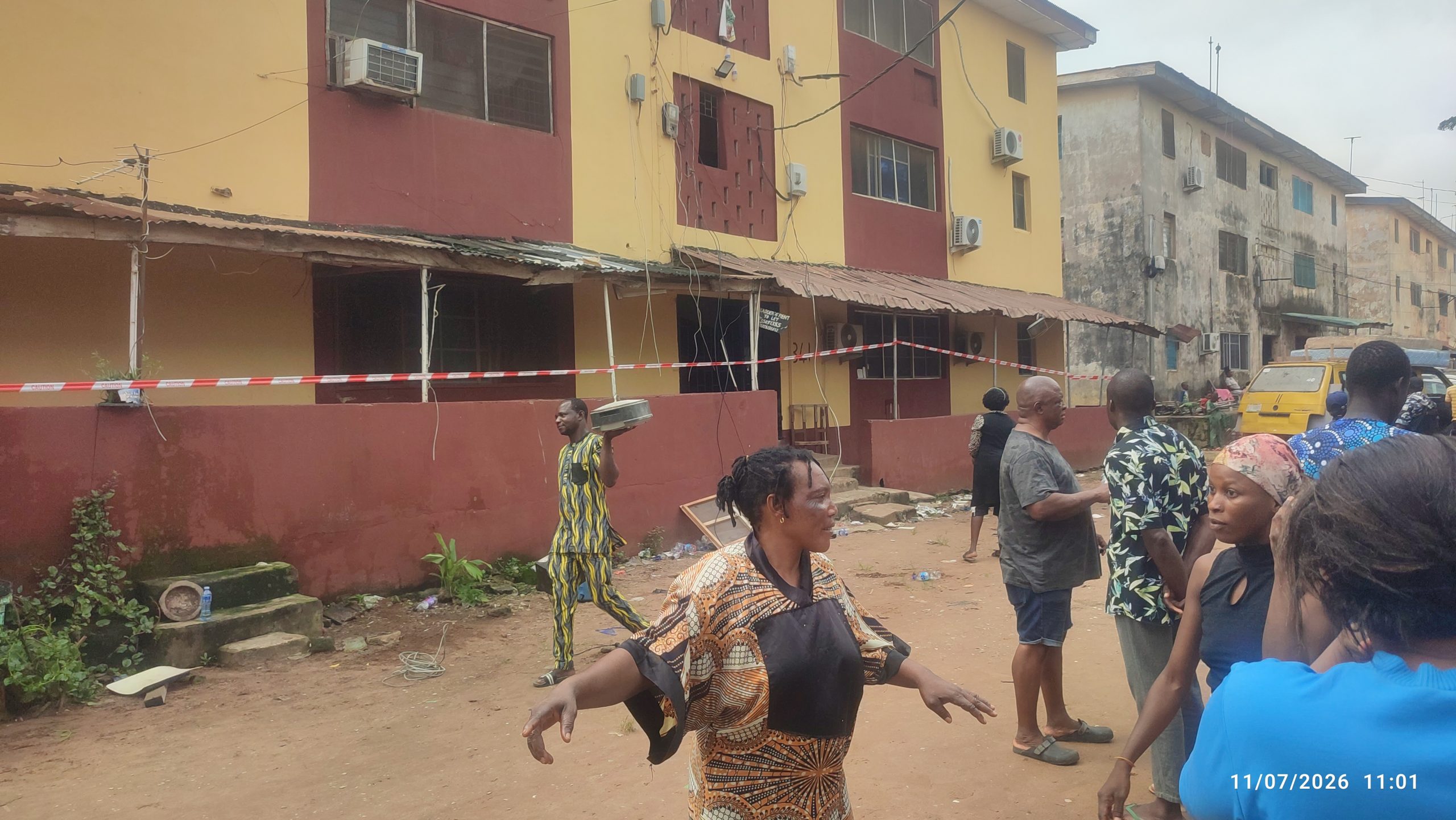 Structural cracks: LASBCA pulls down six-flat building in Abesan Estate (Video)