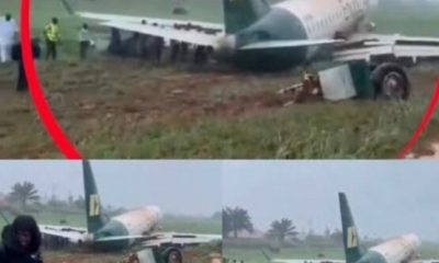 68 passengers escape unhurt after Enugu Air aircraft veers off runway into bush in Benin