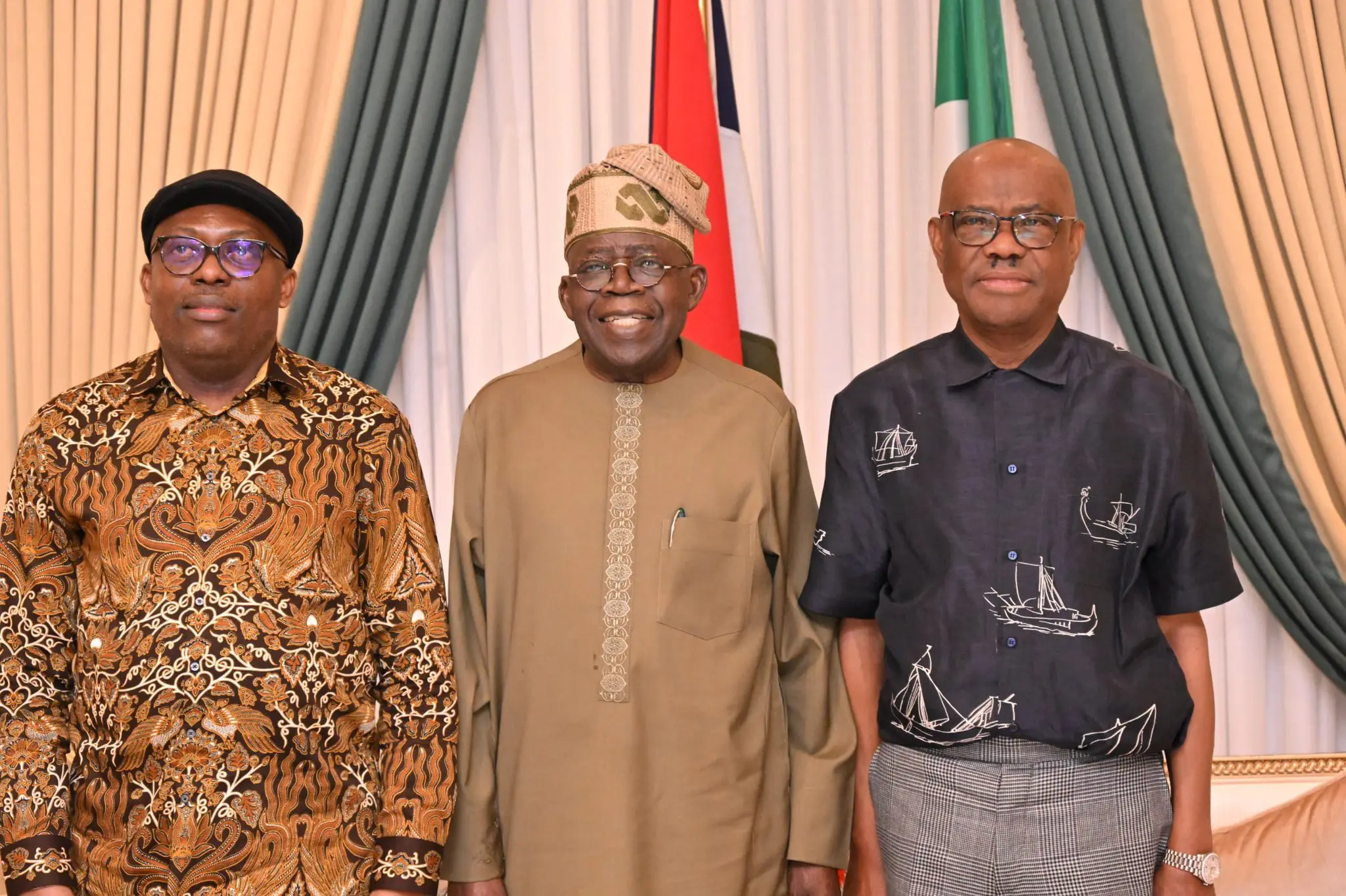 Rivers Governor Fubara rejoins Wike's political family, backs Tinubu