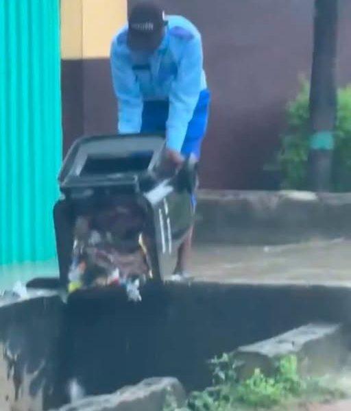 Lagos Taskforce arrests 56-year-old man for dumping refuse in drainage channel [Video]
