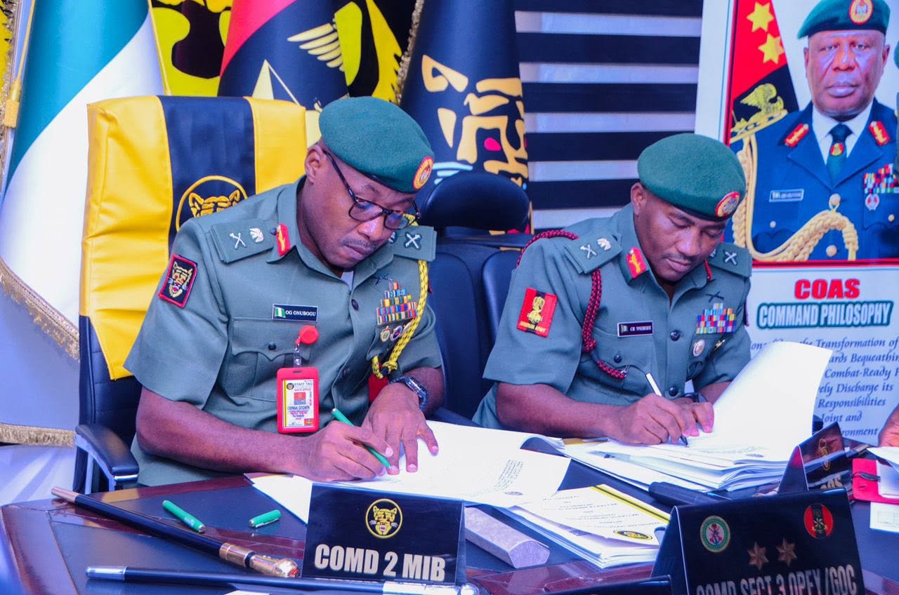 Major General Chinedu Ralph Nnebeife, the General Officer Commanding (GOC) 2 Division, Ibadan,